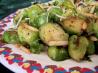 Pan Roasted Almond Brussels Sprouts. Recipe by kolleen1021