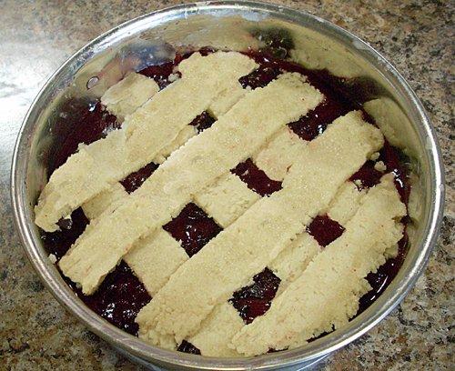 Raw Cherry Pie With Macadamia Crust. Photo by Chef Joey Z.