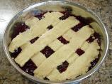Raw Cherry Pie With Macadamia Crust