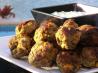 Meatballs With Eggplant and Feta. Recipe by JustJanS