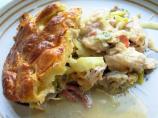 Leftover Turkey and Leek Pot Pie With Instant Gravy