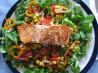 Fragrant Salmon and Sesame Corn Salad