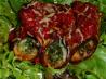 Gorgonzola Stuffed Eggplant Rolls With Mushroom Tomato Sauce. Recipe by lborg264