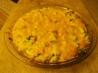 Mushroom-Crab-Asparagus Tart. Recipe by Manami