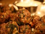 Spanakopita Meatballs With Greek Yogurt Sauce