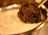 Spanakopita Meatballs With Greek Yogurt Sauce