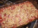 I-Crave-Rhubarb Crisp (With Strawberries!)