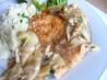 Chicken Francaise With Artichoke Hearts. Recipe by Brenda Lanzilli