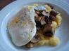 Parmesan Polenta With Eggs and Roasted Mushrooms. Recipe by Cookgirl