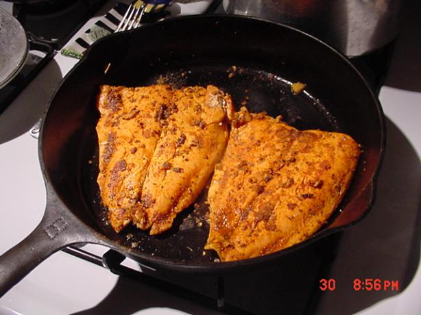 The Best Cajun Blackened Salmon Ever.. Photo by Timothy J Higgins Eva