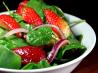 Strawberry and Spinach Salad With Balsamic Vinaigrette. Recipe by Trinkets