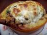 Wild Rice, Cherries, Apricots and Cheesy Stuffed Acorn Squash. Recipe by SarasotaCook