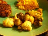 Roasted Brussels Sprouts and Cauliflower