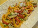 Cooked Bell Peppers & Mushrooms