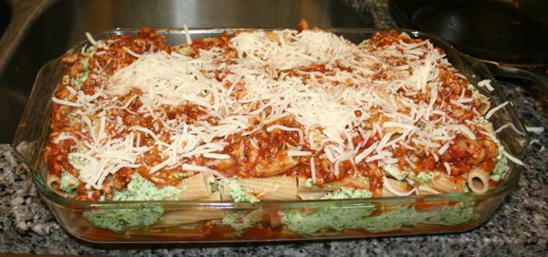 Lean Cheesy Chicken Sausage Ziti. Photo by deinemuse