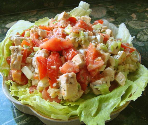 Cajun Tomato Chicken Salad. Photo by Derf