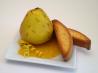 Poached Pears in Saffron Citrus Syrup. Recipe by Katanashrp