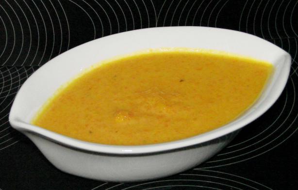 Cream of Carrot Soup. Photo by Boomette