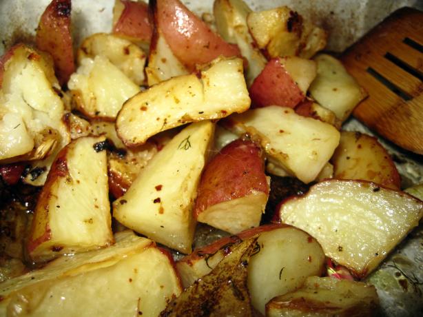 Greek Lemon Potatoes. Photo by threeovens