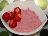 The Happy Red Raspberry Fruit Dip from the Farm