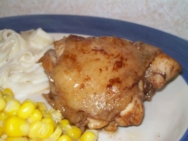 Three-Ingredient Sticky Baked Chicken. Photo by AZPARZYCH