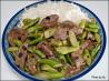 Sliced Beef With Black Beans & Chinese Broccoli on Rice