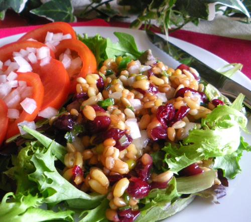 Spelt and Kamut Salad. Photo by Bergy