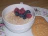 Buttermilk Pudding With Fresh Fruit. Recipe by The_Swedish_Chef
