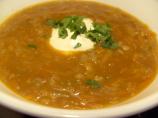 Curried Carrot and Split Pea Soup