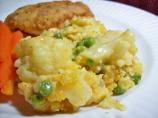 Cauliflower and Peas Au Gratin