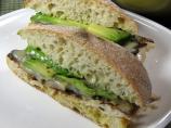 Chicken Mushroom Pesto Sandwich With Avocado