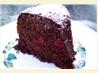 Microwave Chocolate Cherry Snack Cake. Recipe by HeatherFeather