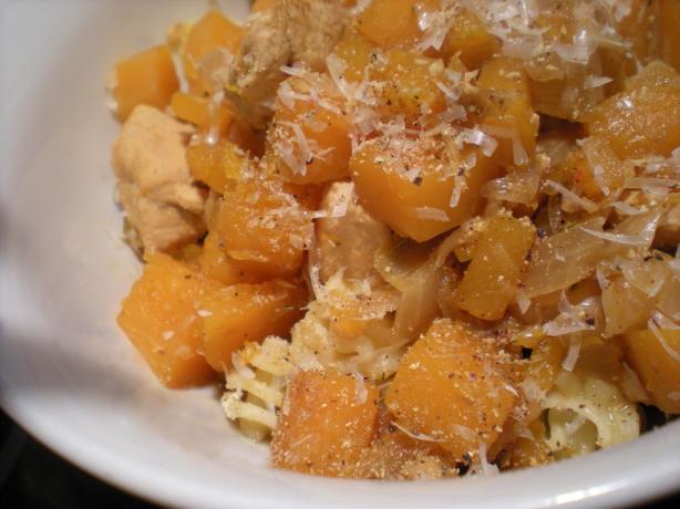 Chicken With Butternut Squash. Photo by Mama's Kitchen (Hope)