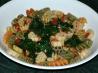 Penne Pasta With Spinach and Bacon