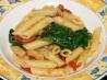 Penne Pasta With Spinach and Bacon