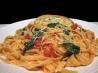 Penne Pasta With Spinach and Bacon
