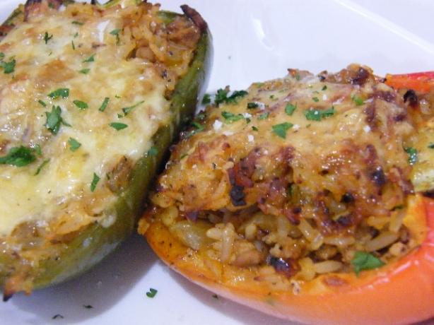 Stuffed Peppers With Pork and Rice. Photo by AskCy