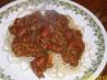 Chili - Spaghetti. Recipe by pinky kookie