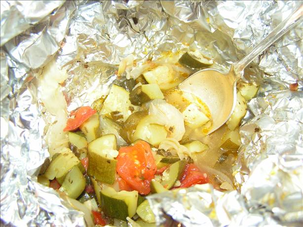 Zucchini Packets for the Grill. Photo by Pikake21