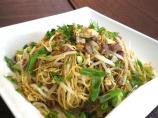 Thai Mee Krob W/ Stir-Fried Pork and Chicken