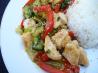 Orange-Sesame Chicken & Vegetable Stir Fry. Recipe by bigbadbrenda