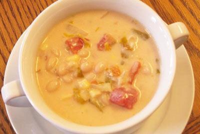 Pantry Vegetarian Chowder. Photo by Cook In Southwest