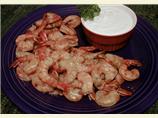 Chipotle-Barbecued Shrimp with Goat Cheese Cream