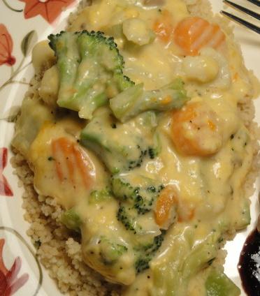 Low Fat Cheesy Veggie Bake (Crock Pot). Photo by Debbwl