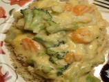 Low Fat Cheesy Veggie Bake (Crock Pot)
