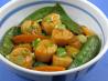 Spicy Scallop and Snow Pea Stir-Fry. Recipe by L'ecole