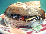 Eggplant and Mozzarella Sandwich