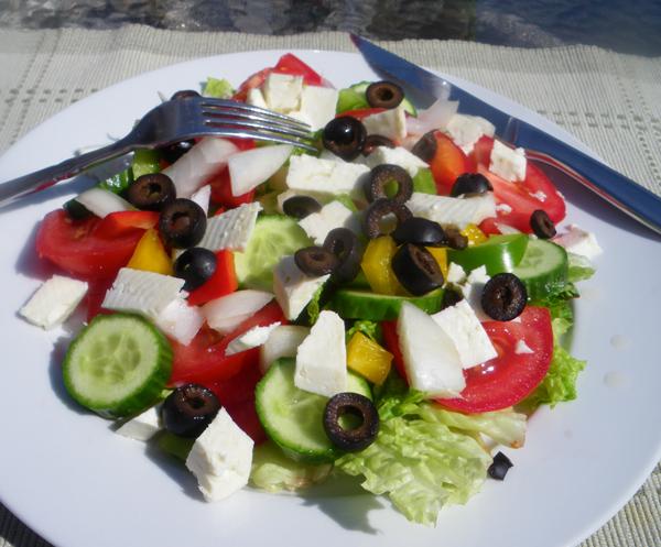 Greek Salad. Photo by Bergy