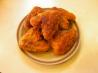 Chicken Wings Coated, Spicy Hot and so Good