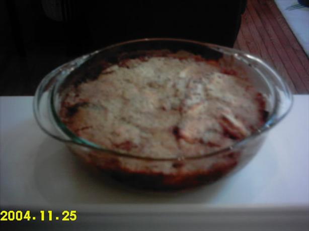Apple Cranberry Pudding. Photo by chia